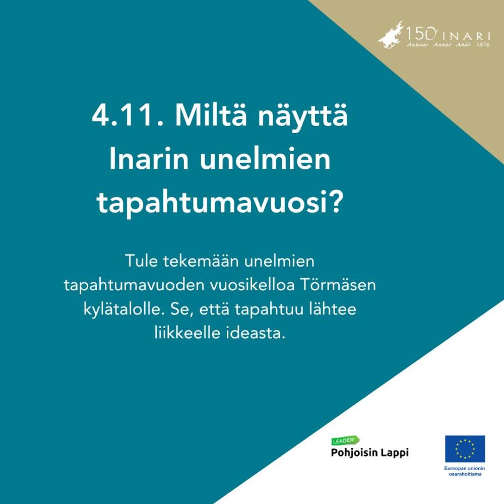 🎉✍Joko olet ilmoittautunut mukaan toteuttamaan une...