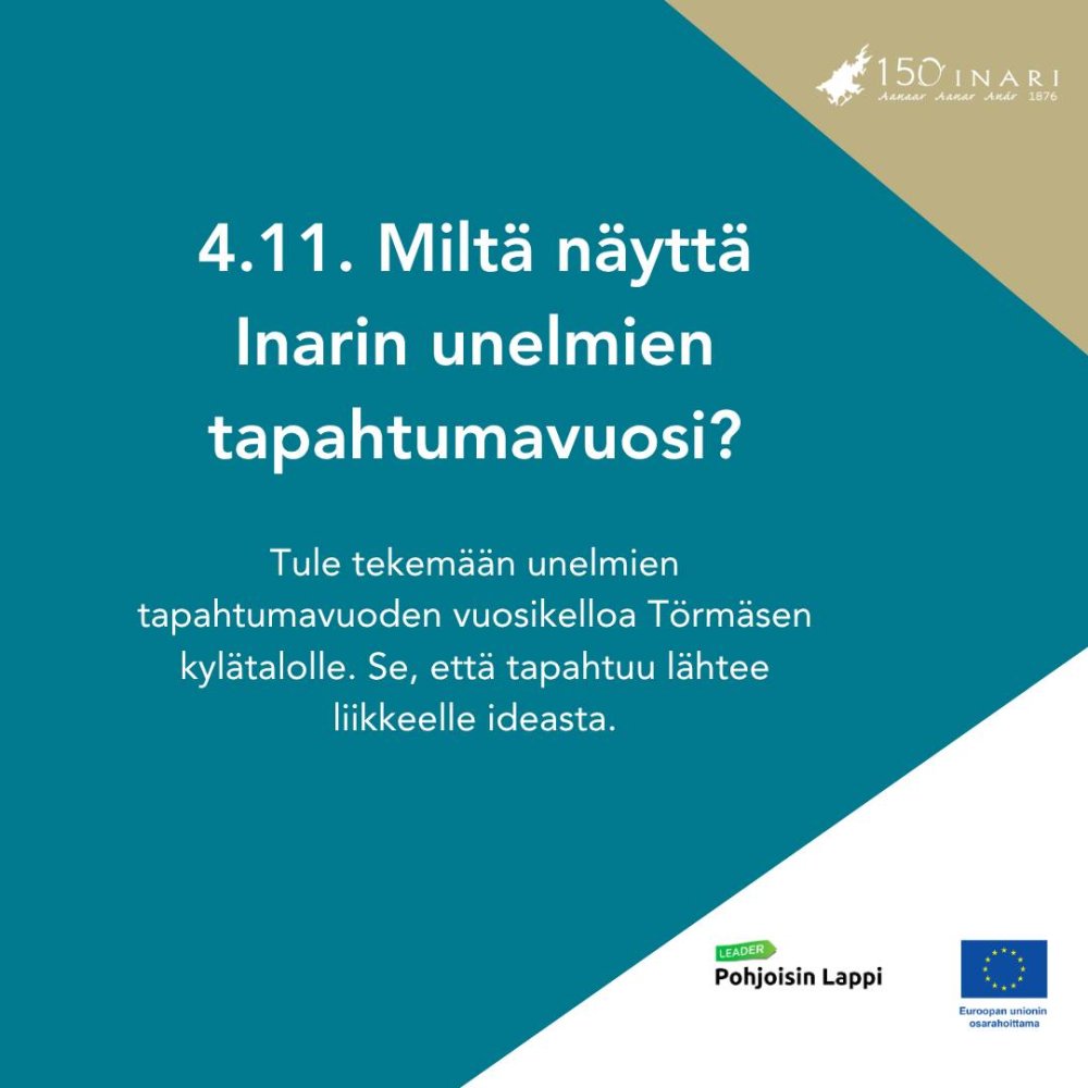 🎉✍Joko olet ilmoittautunut mukaan toteuttamaan une...