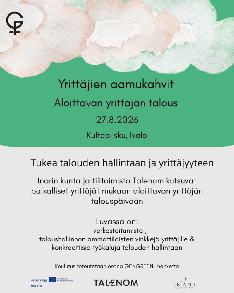 Yrittäjien kuukausittaiset aamukahvit jatkuvat elo...