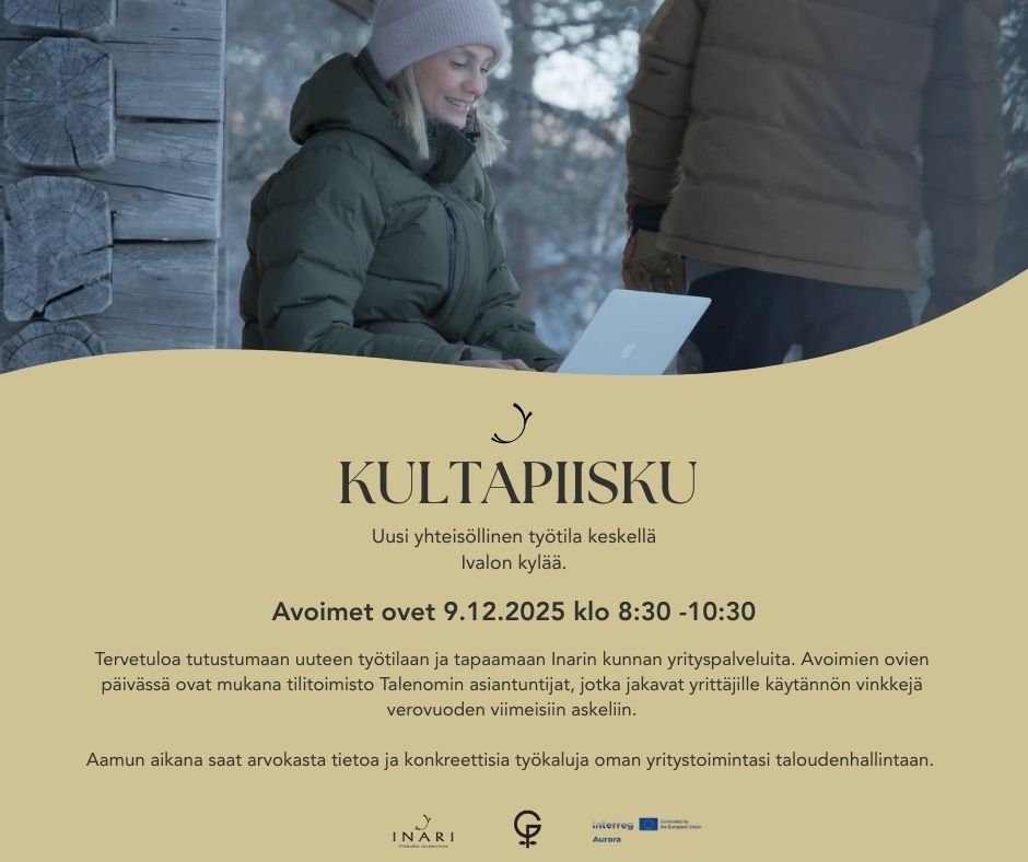 Kultapiiskun avoimet ovet 9.12. klo 8:30 Tervetulo...