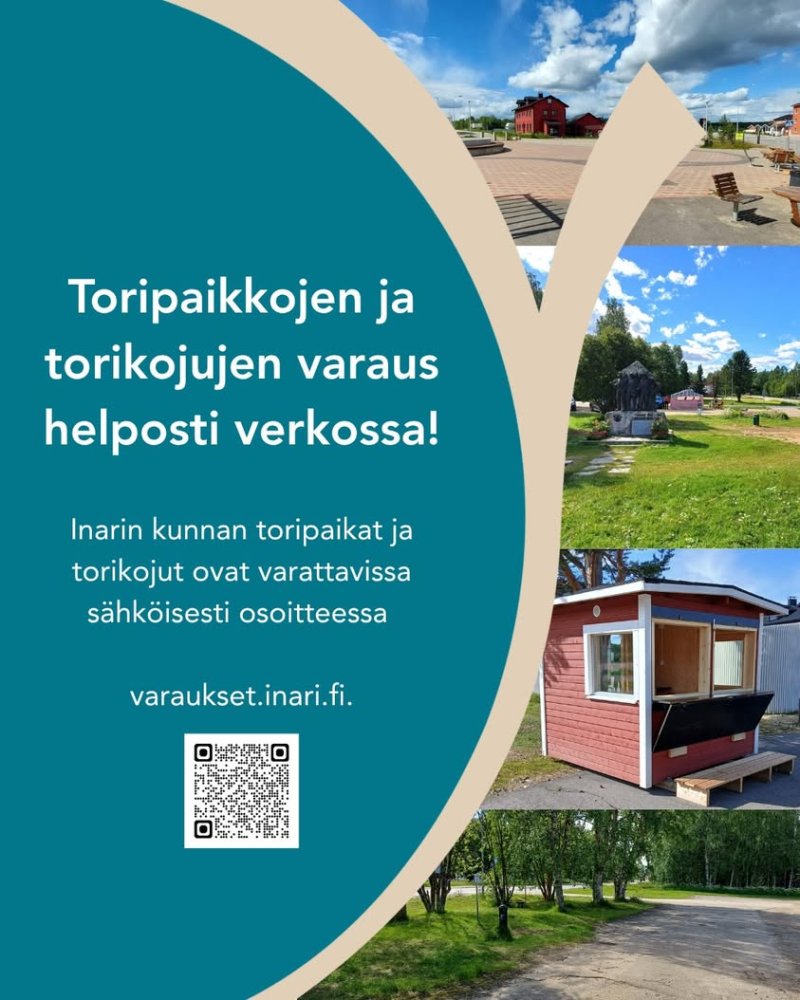 Toripaikkojen ja torikojujen varaukset Inarin kunn...
