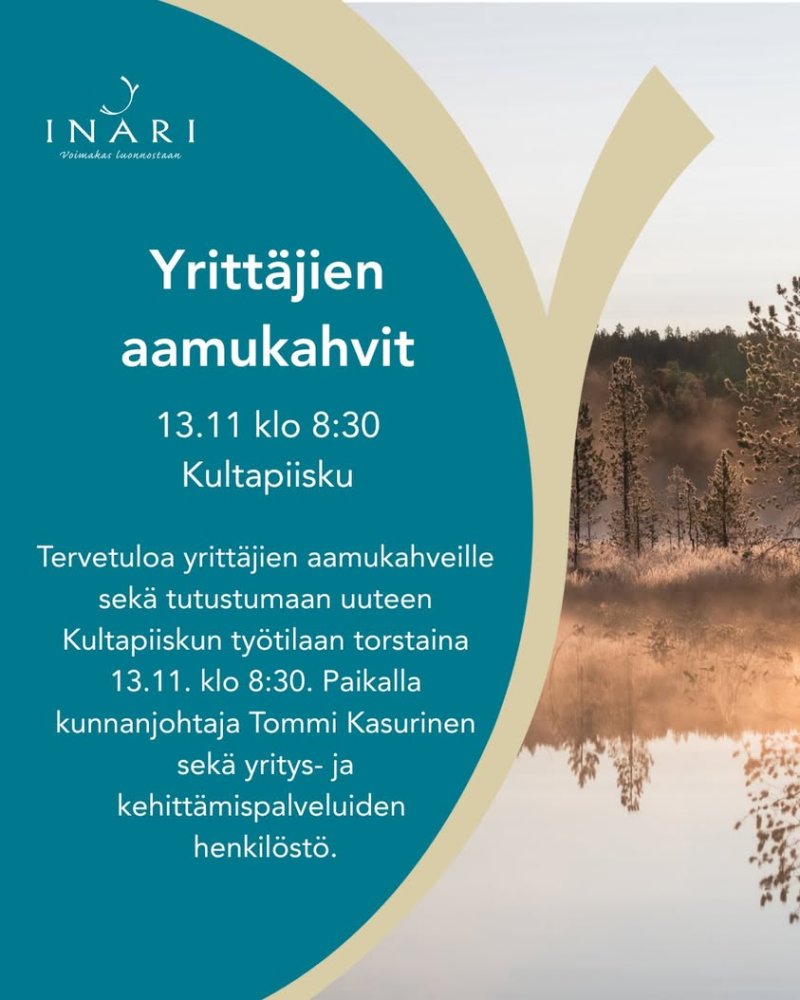 Lämpimästi tervetuloa perinteisille Yrittäjien aam...