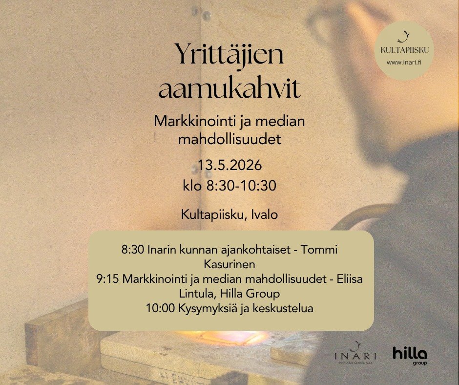 Toukokuun yrittäjien aamukahvit lähestyvät! Toukok...