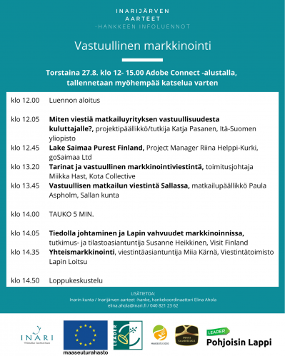 Vastuullinen markkinointi -infoluennon ohjelma